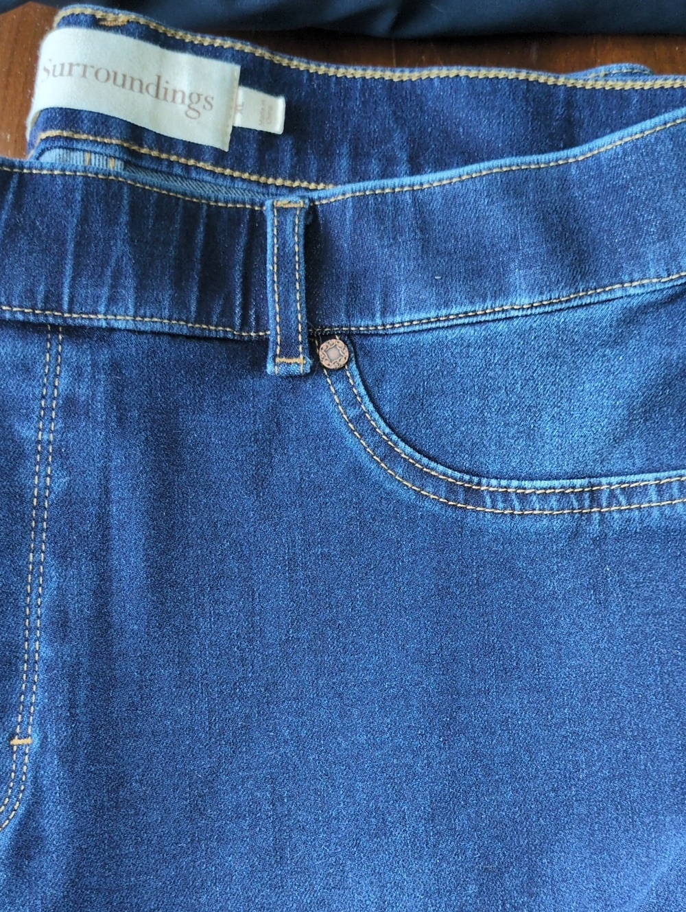 Soft Surroundings Bootcut Pull On Jeans